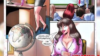 Fucking the Hot blue eyed professor - Geeks Stallion