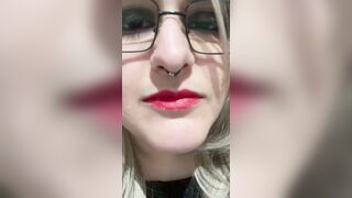 Masturbation inside a outdoor toilette