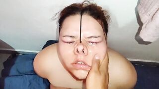 Hoe piggy secretly swallowing penis at her sister's house
