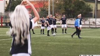 VIXEN Fangirl Eva Elfie seduces her favourite soccer performer