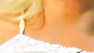 Blond whore liking rough dick