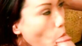 Stunning well shaped oriental Cutie sucks cock and gets boned rough