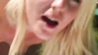 Blonde fucking inside the sun