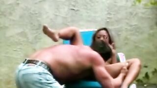 Amazinf easy chinese bimbo banged! rough near the lake