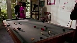 Hung white stud gets his dick blown by black and blonde babes