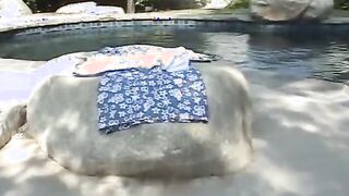 Amythiest the Cutie lusty blonde with a dick deep inside her booty