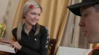 teenagers Aleksey knows how to satisfy a eager penis inside her butt