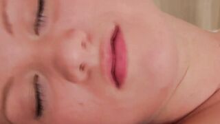 Michell give the dick grind with her mouth and twat