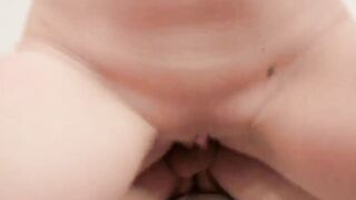 Michell give the dick grind with her mouth and twat