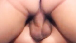 Babe hispanic with nice hooters got her snatch eaten and banged! on staircase