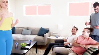 Chloe cherry gets four cocks for her 18th birthday