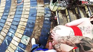 Ms. anal bitch stays true to her name in outdoors