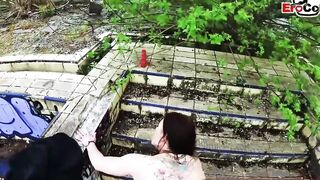 Ms. anal bitch stays true to her name in outdoors