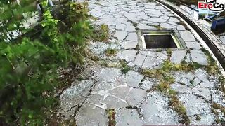 Ms. anal bitch stays true to her name in outdoors