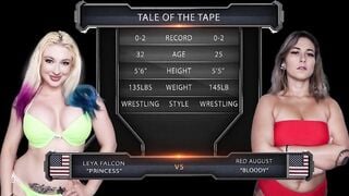 Lesbian Sex Fighting With Red August vs Leya Falcon Cunt