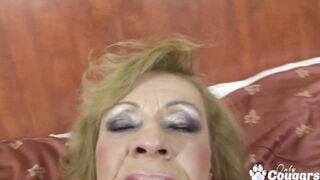 Grandma Slips On Some Cutie Panties And Gets Plowed Inside The Booty - Old Lady Anal