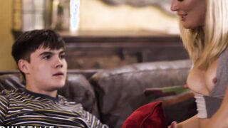 ADULT TIME - Mona Wales Spends Some Quality With Her Curious Stepson's Dick