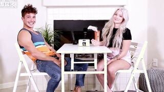 The HotGuysFUCK Experience Sex Gameshow - Handsome Sailor Meets His Blonde Dream cunt with mouth