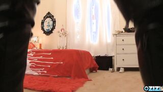 Skinny bombshell Misty Stone doesn't need more than his long cock