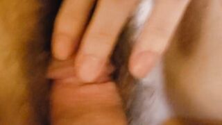 Anita Coxhard uses her husbands dick to masturbate and gets snatch covered into cum