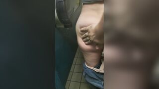 outdoors stall at work pawg worker boned doggy