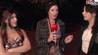 SCANDAL CASTING - German 18 yo year mature pick up unknown people Street