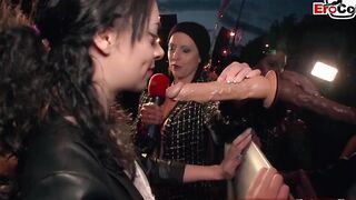 SCANDAL CASTING - German 18 yo year mature pick up unknown people Street