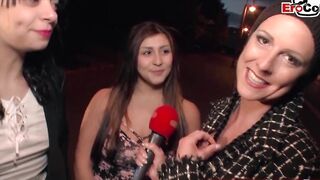 SCANDAL CASTING - German 18 yo year mature pick up unknown people Street