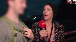 SCANDAL CASTING - German 18 yo year mature pick up unknown people Street