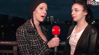 SCANDAL CASTING - German 18 yo year mature pick up unknown people Street