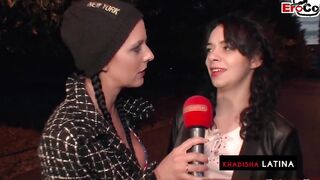 SCANDAL CASTING - German 18 yo year mature pick up unknown people Street