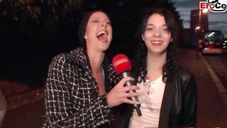 SCANDAL CASTING - German 18 yo year mature pick up unknown people Street