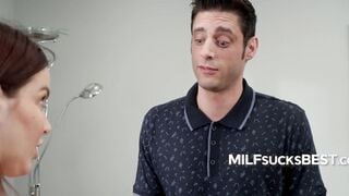 cougar Sucks Me To Keep Me Away From Her Stepdaughters Holes Safe