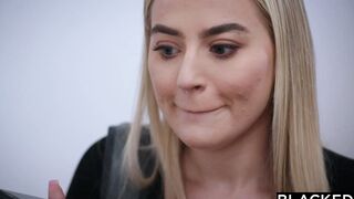 BLACKED Adorable coed Blake seduces her roommates bf