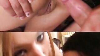 2 hungry irresistible furious Girl sharing rough dick