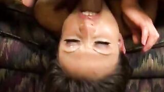 Goddess oriental women with tiny boobs take long cock inside her booty