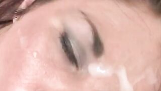 Freaky Bombshell moans into satisfaction as her soak vagina gets boned rough