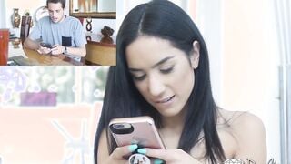 Posh princess tia cyrus spreads wide for hubby's bro