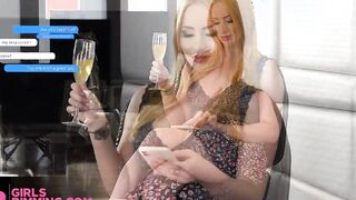 GIRLSRIMMING - beauty anal satisfaction surprise with incredible blonde Kiara Lord