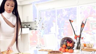 Jade kush loves creampies during thanksgiving