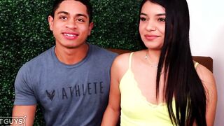 Young Hispanic Size Queen Finally Get The Long Porn Cock She's Been Wanting!