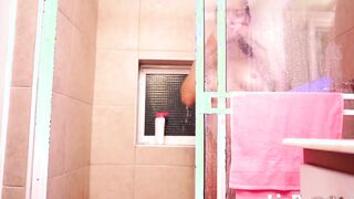 Hispanic 19 year old showers and mastrubates