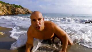 Angell Summers has anal sex and fellatio on the beach