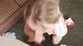 goddess step-daughter cannot have enough of my penis