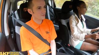 Black Brit Asia Rae Gets Stuck and Nailed