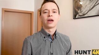 HUNT4K Man sells girlfriends cunt to rich friend