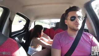 SQUIRTING AND SWALLOWING ON AN UBER! GET KICKED OUT!
