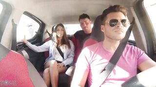 SQUIRTING AND SWALLOWING ON AN UBER! GET KICKED OUT!