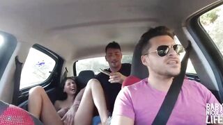 SQUIRTING AND SWALLOWING ON AN UBER! GET KICKED OUT!
