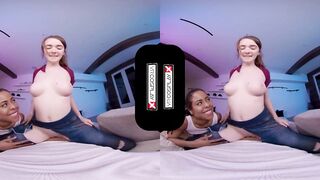 THE LAST OF US Ellie and Riley FFM Three-Way into VR XXX Parody